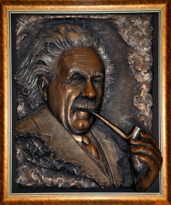 Copper relief art