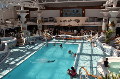 Covered Pool Area