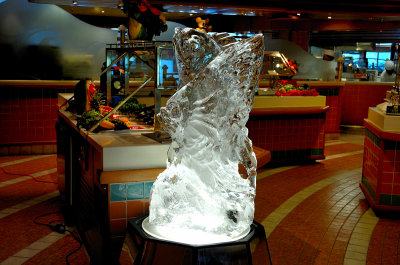 Dining room Ice sculpture