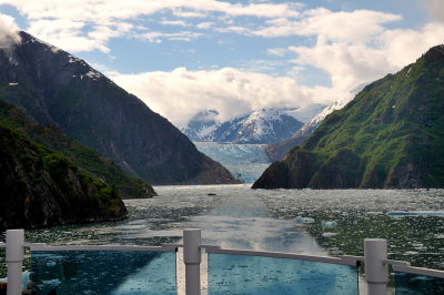 Leaving Mendenhall Glacier