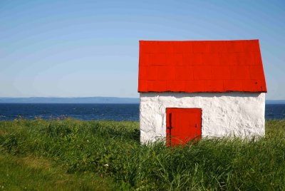 Petite maison au bord du Saint Laurent  l'ile verte