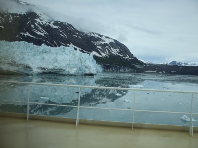 glacial view from ship