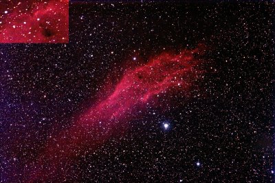 200mm + 1.4x California Nebula