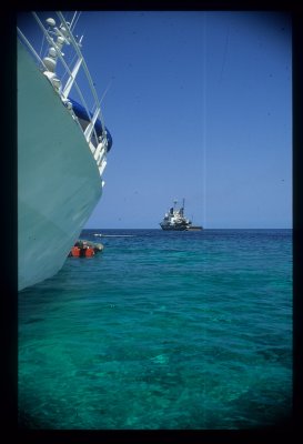 Fantasea 2 towed off the reef Sudan 1991