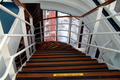 Step down to Lido Deck