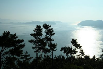 view of sea from tower