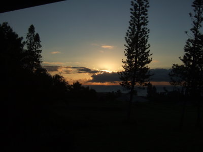 October 15, 2006 sunrise at South Point, Big Island