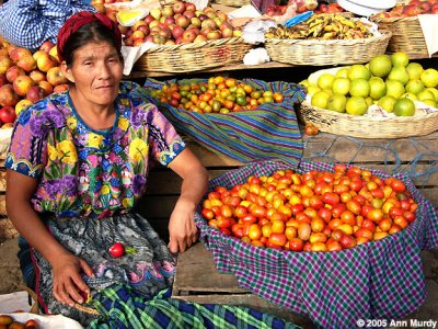 Lady with Produce