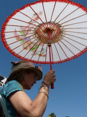 The Parasol Sellers Did A Roaring Trade