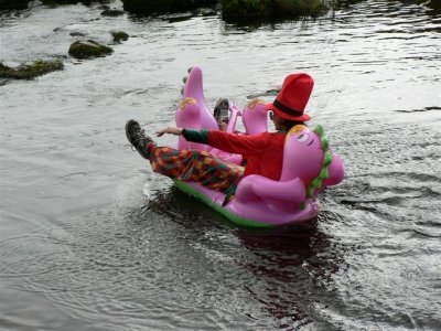 Heading for the rapids