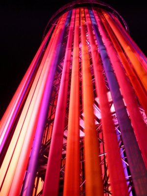 Ribbon Tower By Night