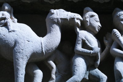 Carvings on a Temple at Kajuraho