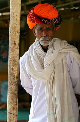 The old man at the ashram