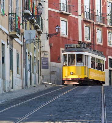 Tram in Lisbon