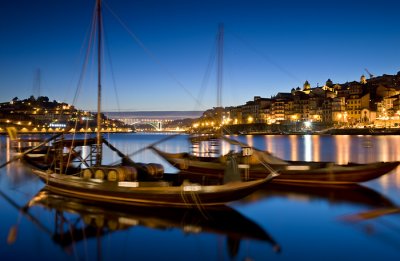 Porto at night