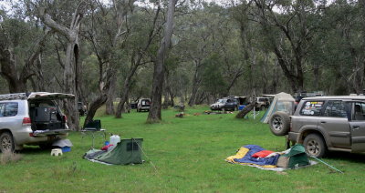 camp at Buenba Creek