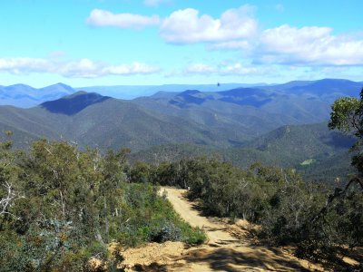 VIEW ON DESCENT OF COLLINGWOOD SPUR