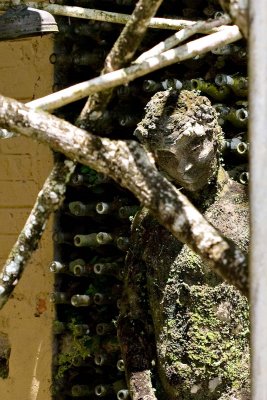 Bottled Wall and Sculpture