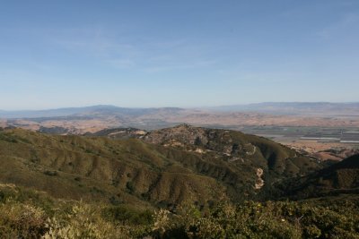 To the right is Hollister and the Salinas Valley