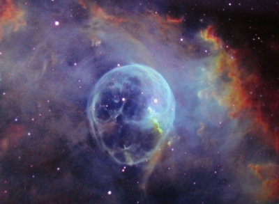 Bubble Nebula in narrow band