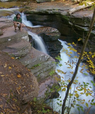 Me above Murray Reynolds Falls