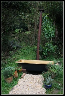 The bath, Tree Crop Farm, Akaroa