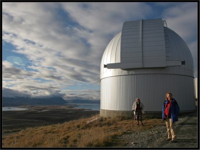 The MOA 1.8m telescope observatory, Mt John Observatory, Tekapo
