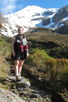 Deb & Marama on the mountain, IMG_0063