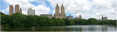 Central Park West and The Lake Panorama