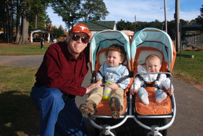 Aidan Julian Andy Bill Birthday outing 10-25-09