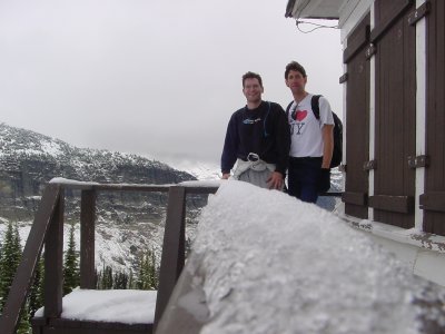 Jerome and I at Mt. Brown Lookout