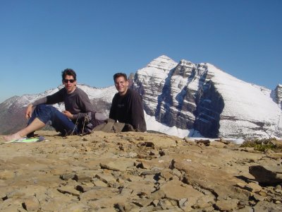 Jerome and Me Atop the Ridge