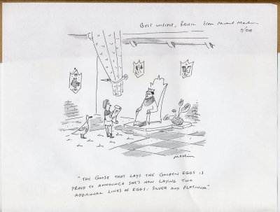 Original New Yorker cartoon (ran January 18, 1999, p. 55)