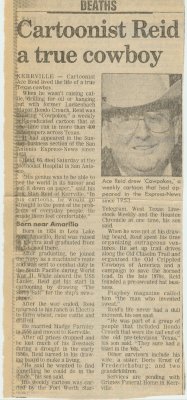 An Ace Reid obituary