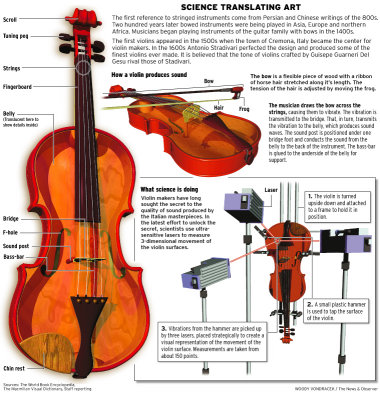 Violin graphic