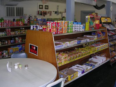 Inside Olin's Store