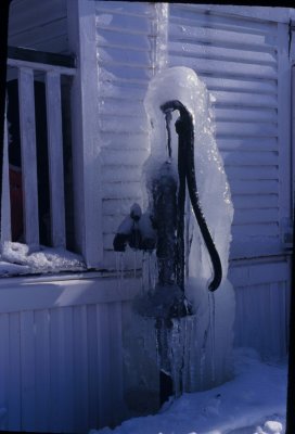 frozen water pump Holland Point