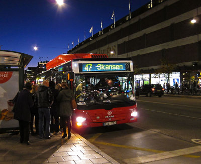 The bus to Skansen