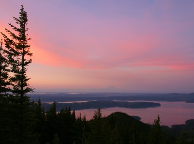 Sunrise over the Hood Canal