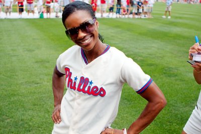 Posing Ball Girl