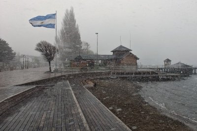 Snowstorm in San Martín de los Andes