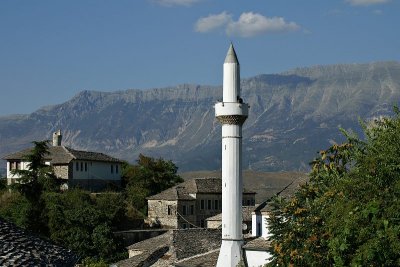 Minaret in Gjirokastra