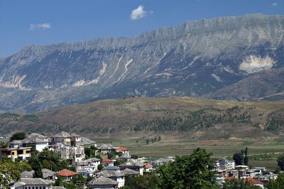 View of Gjirokastra from the Citadel