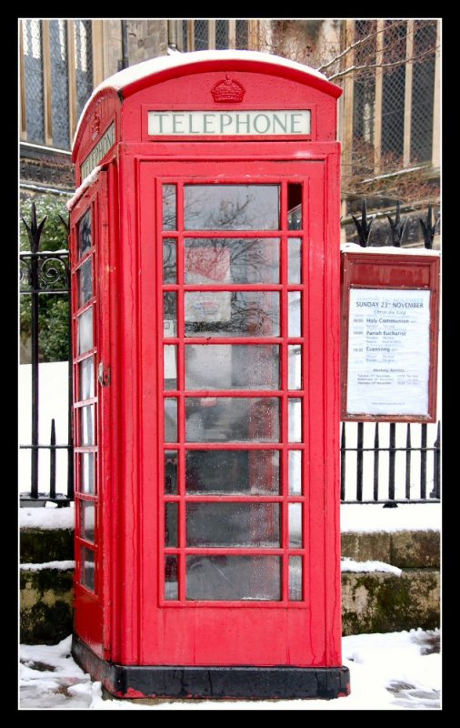 Telephone Box.