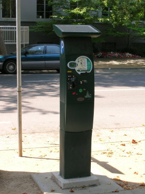 Solar Powered Parking Meter