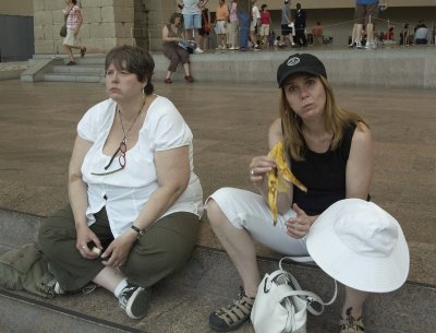 Ladies having lunch at the MET