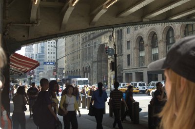 Pershing Square just out side of Grand Central station
