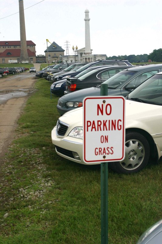 What grass???  What sign ???