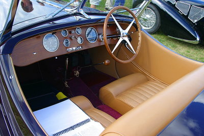 1937 Bugatti Type 57C Roadster (interior)