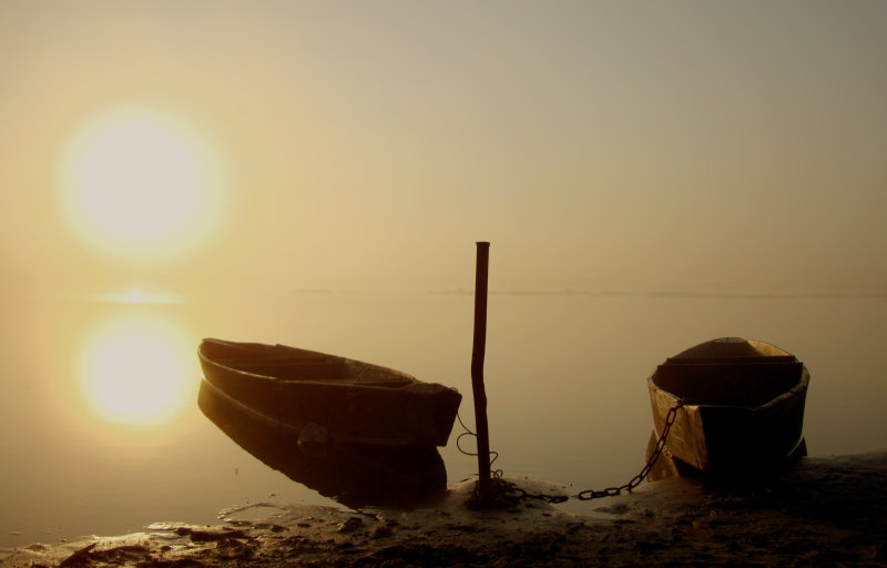 Zonsopkomst / Sunset at Biebzra